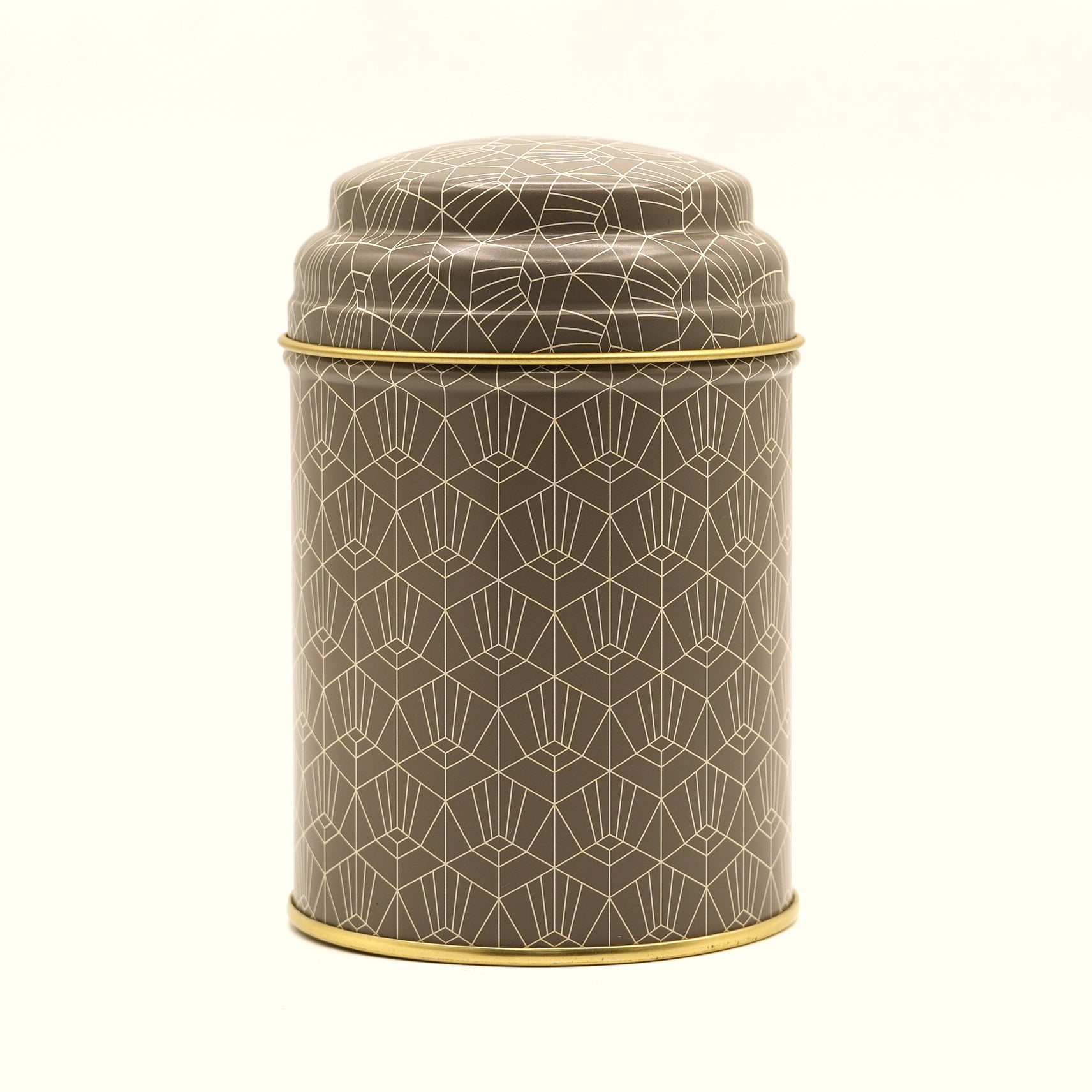Teedose Art Déco, braun-gold (125 g)