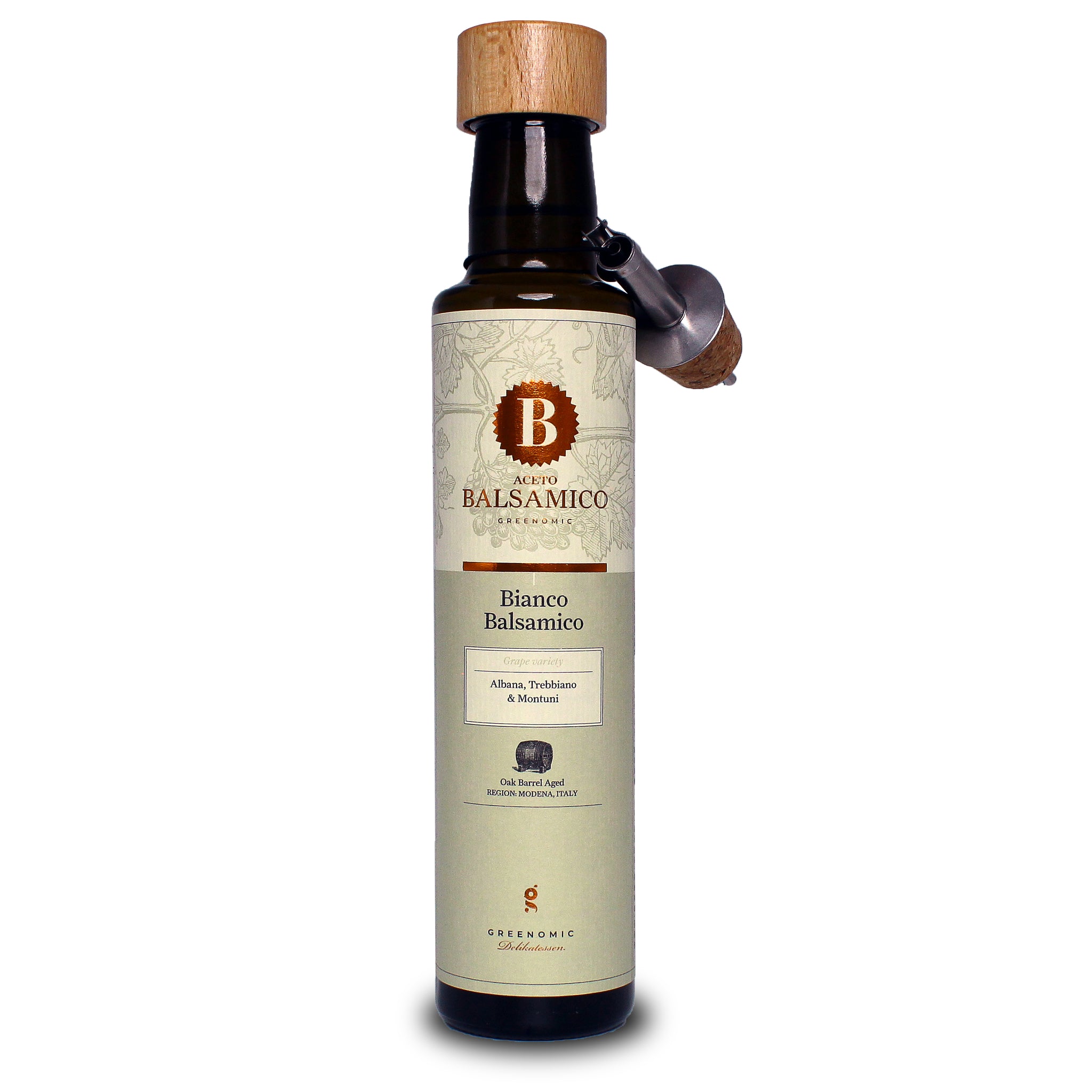 Aceto Balsamico Bianco (inkl. Ausgießer) – mutter holunder